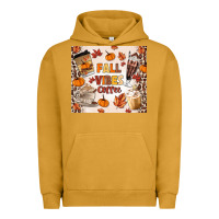 Pigment Peanut Butter fall vibes coffee Urban Hoodie - MaliasSmallBusiness