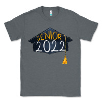Charcoal Heather senior 2022 graduation cap Classic Tee - RanaPortraitStore