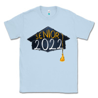Dusty Blue senior 2022 graduation cap Classic Tee - RanaPortraitStore