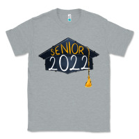 Heather Grey senior 2022 graduation cap Classic Tee - RanaPortraitStore