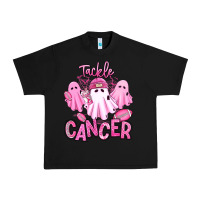 Black tackle cancer halloween ghosts american football Urban Heavy Tee - RanaPortraitStore