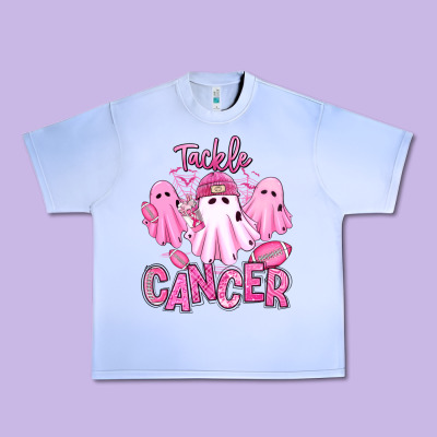 Tackle Cancer Halloween Ghosts American Football Urban Heavy Tee Designed By Ranaportraitstore