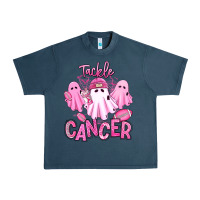Midnight Navy tackle cancer halloween ghosts american football Urban Heavy Tee - RanaPortraitStore