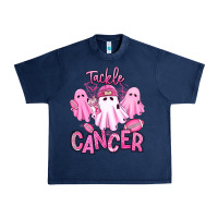 Navy tackle cancer halloween ghosts american football Urban Heavy Tee - RanaPortraitStore
