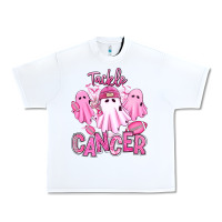 White tackle cancer halloween ghosts american football Urban Heavy Tee - RanaPortraitStore