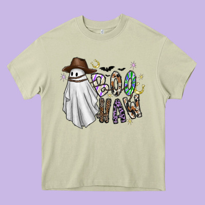 Boo Haw Heavy Core Tee Designed By Cowhidedigitalart