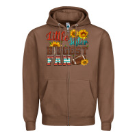 Chestnut little sister biggest fan american football Zipper Hoodie - HRA Design Shop