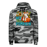 Slate Camo Hey there pumpkin Lamb Premium Hoodie - NancyCooperArtShop