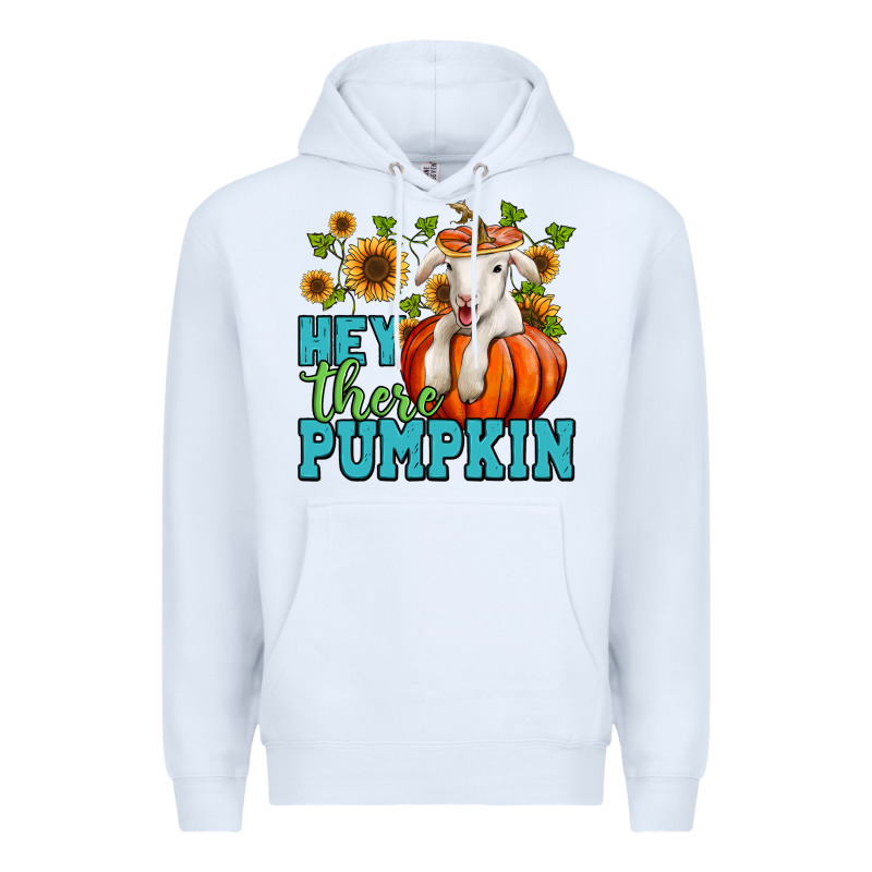 Hey There Pumpkin Lamb Premium Hoodie by NancyCooperArtShop | Teevron