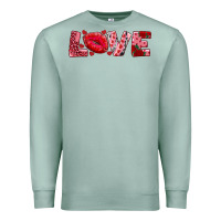 Seafoam love with kiss Premium Sweatshirt - AdoDesignShop