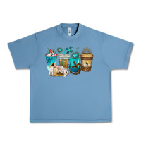 Pebble Blue jesus coffee cups Urban Heavy Tee - texasbilliewilder