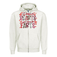 Oatmeal Heather stealin hearts and makin farts Zipper Hoodie - RacoonDesign