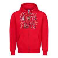 Red stealin hearts and makin farts Zipper Hoodie - RacoonDesign