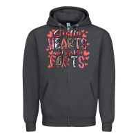Smoke stealin hearts and makin farts Zipper Hoodie - RacoonDesign