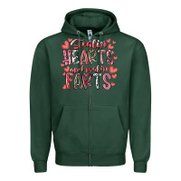 Sports Green stealin hearts and makin farts Zipper Hoodie - RacoonDesign