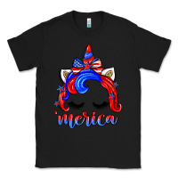 Black 4th of july 'merica unicorn Classic Tee - Zillion Design Studio