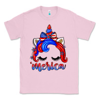 Bubblegum Pink 4th of july 'merica unicorn Classic Tee - Zillion Design Studio