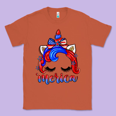 4th Of July 'merica Unicorn Classic Tee Designed By Zillion Design Studio