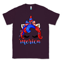 Plum 4th of july 'merica unicorn Classic Tee - Zillion Design Studio