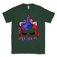 Sports Green 4th of july 'merica unicorn Classic Tee - Zillion Design Studio
