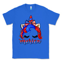 True Royal 4th of july 'merica unicorn Classic Tee - Zillion Design Studio