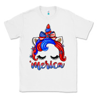White 4th of july 'merica unicorn Classic Tee - Zillion Design Studio