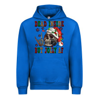 Cobalt Dead inside but jolly af Urban Hoodie - NancyCooperArtShop