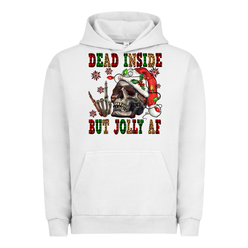 Dead Inside But Jolly Af Urban Hoodie by NancyCooperArtShop | Teevron