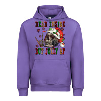 Tulip Dead inside but jolly af Urban Hoodie - NancyCooperArtShop