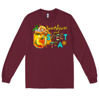 Burgundy sunshine and sweet tea Long Sleeve Tee - AdoDesignShop