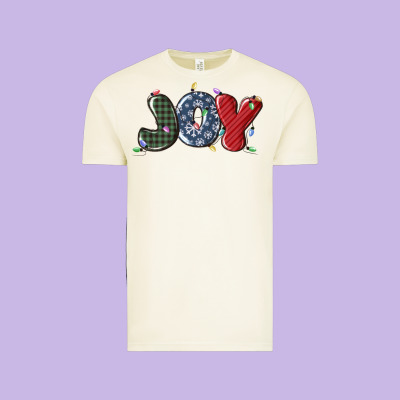 Vintage Tee joy christmas lights