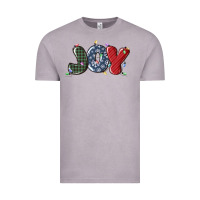 Vintage Zinc joy christmas lights Vintage Tee - MaliasSmallBusiness