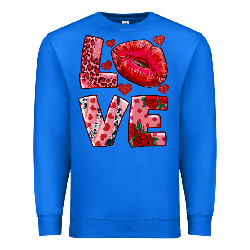 Love Kiss Premium Sweatshirt by AdoDesignShop | Teevron