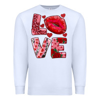 White love kiss Premium Sweatshirt - AdoDesignShop