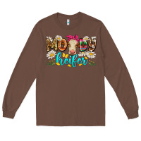 Chestnut moody heifer Long Sleeve Tee - Zillion Design Studio