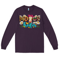 Plum moody heifer Long Sleeve Tee - Zillion Design Studio