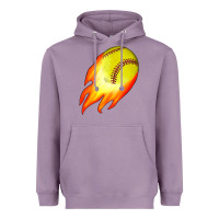 Lavender softball Heavyweight Hoodie - JahusDesignShop