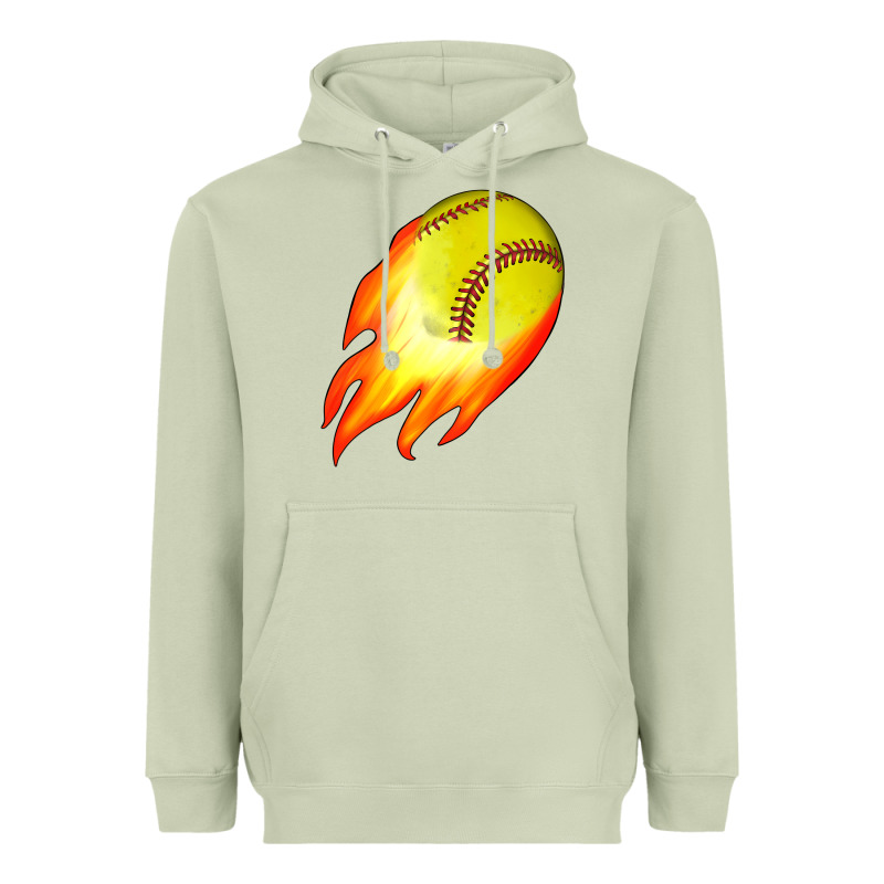 Softball Heavyweight Hoodie by JahusDesignShop | Teevron