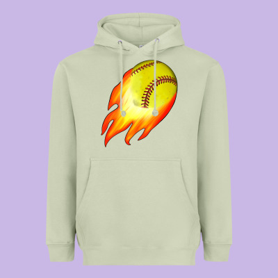 Softball Heavyweight Hoodie Designed By Jahusdesignshop