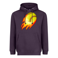 Plum softball Heavyweight Hoodie - JahusDesignShop