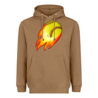 Toasted Coconut softball Heavyweight Hoodie - JahusDesignShop