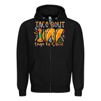 Black taco bout 100 days of school Zipper Hoodie - RacoonDesign