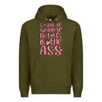 Army Green i might be a handful but so is this ass Premium Hoodie - MaliasSmallBusiness