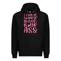 Black i might be a handful but so is this ass Premium Hoodie - MaliasSmallBusiness