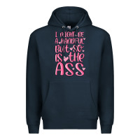 Navy i might be a handful but so is this ass Premium Hoodie - MaliasSmallBusiness