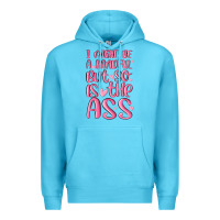 Ocean Blue i might be a handful but so is this ass Premium Hoodie - MaliasSmallBusiness
