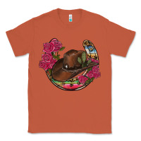 Copper western serape horseshoe Classic Tee - RanaPortraitStore