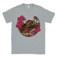 Heather Grey western serape horseshoe Classic Tee - RanaPortraitStore