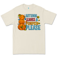 Bone Autumn leaves and pumpkin please Premium Tee - Artiststas