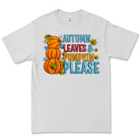 Autumn Leaves And Pumpkin Please Premium Tee | Teevron